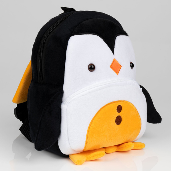 PLECAK SZKOLNY dla Dziewczynki Chłopca Przedszkolaka Penguin PLUSZOWY