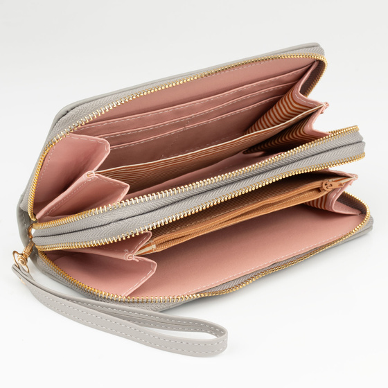 PORTFEL DAMSKI Alessio duży podwójny PORTMONETKA