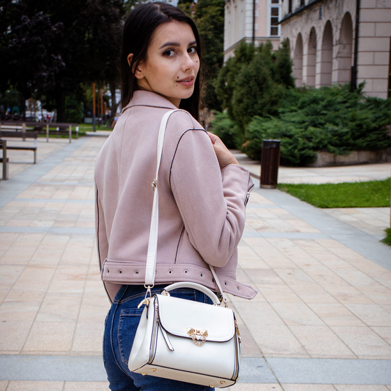 Alessio TOREBKA mała MIEJSKA KUFEREK torba DAMSKA na ramię LISTONOSZKA