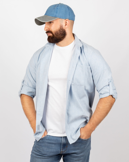 Czapka z daszkiem KASZKIETÓWKA BEJSBOLÓWKA jeans