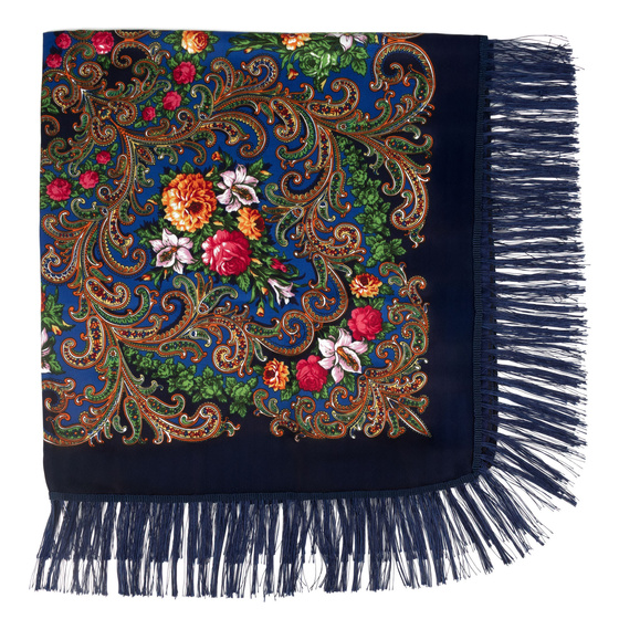 CHUSTA Ludowa Alessio GÓRALSKA Folk KWIATY DUŻA