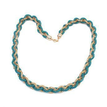 NASZYJNIK TWISTED TURQUOISE