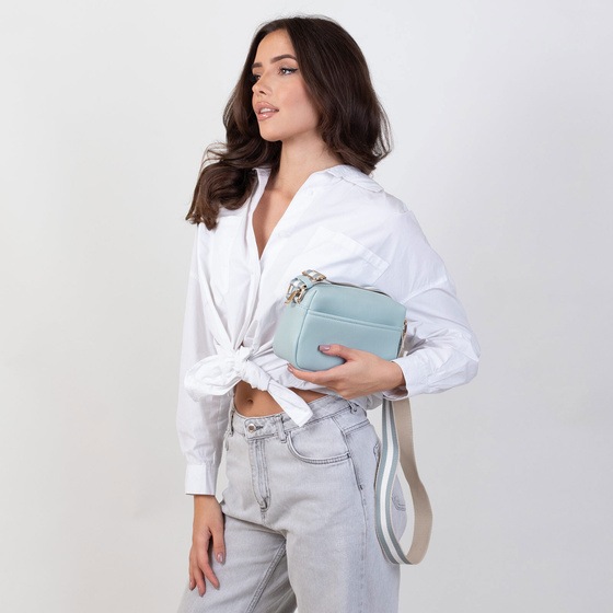 Alessio TOREBKA Damska CROSSBODY LISTONOSZKA KOPERTÓWKA na ramię PASEK