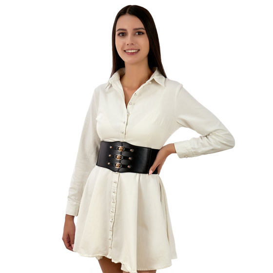 PASEK szeroki pas ELASTYCZNY gumowy damski gorset