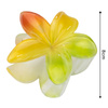KLAMRA KWIAT szczęka duża SPINKA do włosów kwiatek Kwiat Plumerii HAWAJSKA