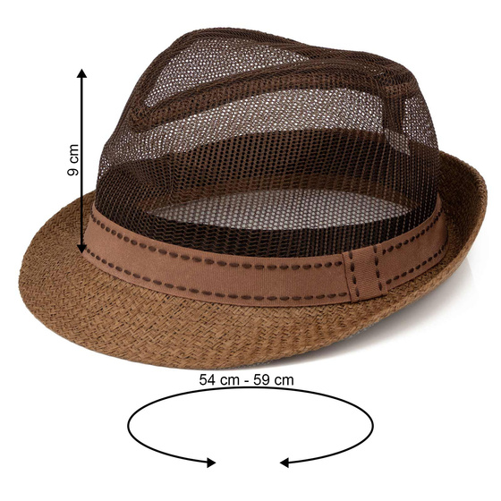 KAPELUSZ Alessio MĘSKI damski PLECIONY lato HAWANA letni PANAMA
