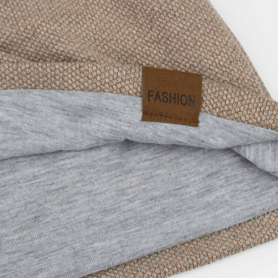 Czapka BEANIE smerfetka oversize MŁODZIEŻOWA ZIMOWA