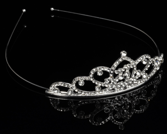 OPASKA do włosów DIADEM ślubna CYRKONIE korona