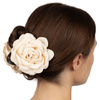SPINKA ozdoba DO WŁOSÓW duża klamra KWIAT klasyczna elegancka
