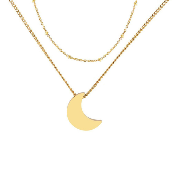 Bransoletka STAL SZLACHETNA POZŁACANA na nogę