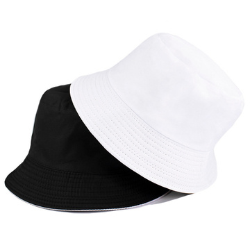 BUCKET HAT czapka biało czarna KAPELUSZ RYBACKI