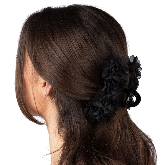 KLAMRA szczęka SPINKA do włosów duża kwiatek KWIATY żabka