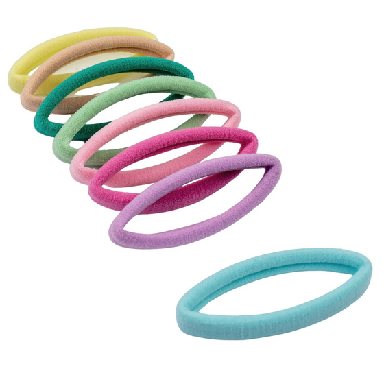 Zestaw gumek GUMKI kolorowe 8 sztuk frotki