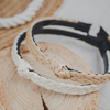 OPASKA do włosów WĘZEŁ sztywna wąska PLECIONA boho