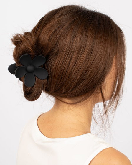SPINKA DO WŁOSÓW duża klamra matowa klamerka żabka szczęka KWIAT