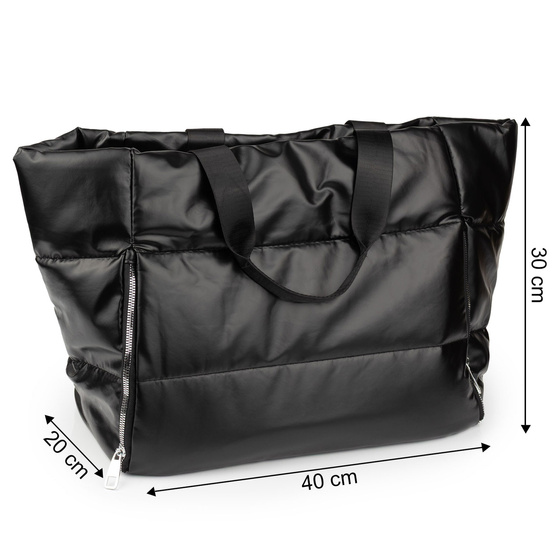 TOREBKA Damska Alessio PIKOWANA TORBA KLASYCZNA Shopper QUILTED