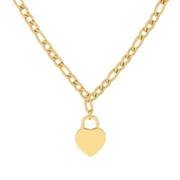 Naszyjnik STAL SZLACHETNA POZŁACANA łańcuszek