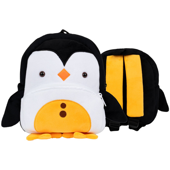 PLECAK SZKOLNY dla Dziewczynki Chłopca Przedszkolaka Penguin PLUSZOWY