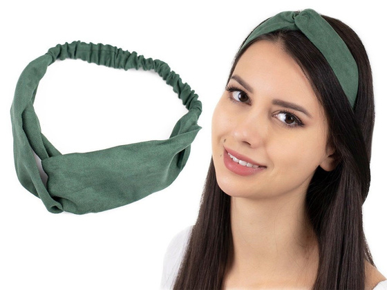 OPASKA DO WŁOSÓW na gumce TURBAN damska WĘZEŁ