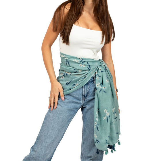 CHUSTA Damska SZAL SZALIK Alessio na SZYJĘ na GŁOWĘ chustka LEKKA ZWIEWNA