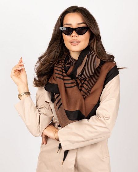 CHUSTA Damska SZAL SZALIK Alessio na SZYJĘ na GŁOWĘ chustka LEKKA ZWIEWNA