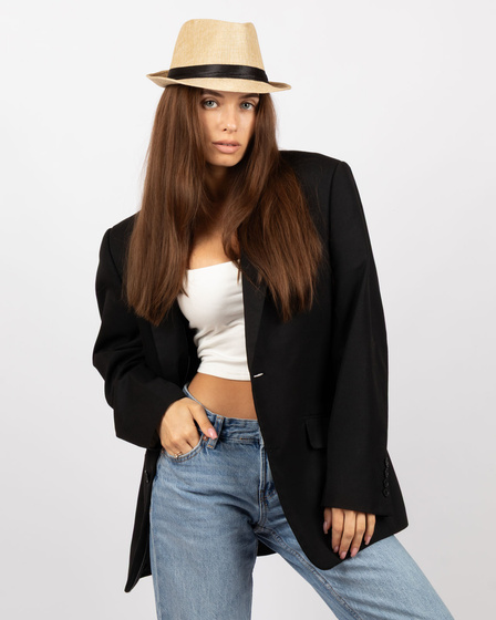 KAPELUSZ Alessio MĘSKI PLECIONY lato HAWANA letni PANAMA rozmiar 59-60