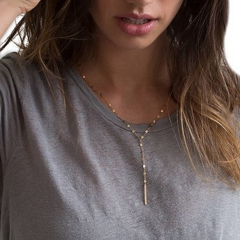 NASZYJNIK łańcuszek STAL SZLACHETNA POZŁACANA gold