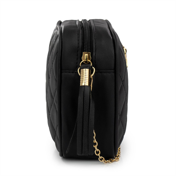 Alessio TOREBKA Damska PIKOWANA na ramię łańcuszek QUILTED CROSSBODY