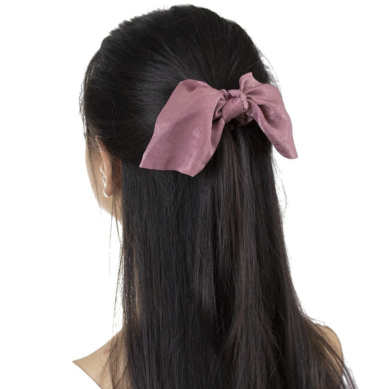 GUMKA DO WŁOSÓW brudny róż APASZKA scrunchies