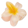 KLAMRA KWIAT szczęka duża SPINKA do włosów kwiatek Kwiat Plumerii HAWAJSKA