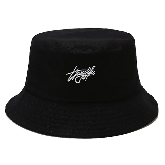 BUCKET HAT czapka dwustronna napis KAPELUSZ rybacki