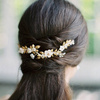 Ozdoba ŚLUBNA do włosów damska GAŁĄZKA KWIATY ŚLUB