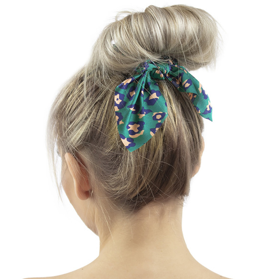 GUMKA DO WŁOSÓW panterka SCRUNCHIE frotka apaszka
