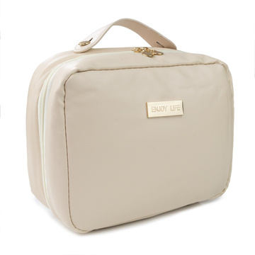 KOSMETYCZKA duża DAMSKA podróżna ORGANIZER na kosmetyki KUFEREK