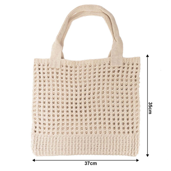 Alessio TORBA DAMSKA NA ZAKUPY na ramię torebka miejska BOHO shopperka