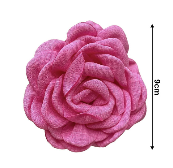 SPINKA ozdoba DO WŁOSÓW duża klamra KWIAT klasyczna elegancka