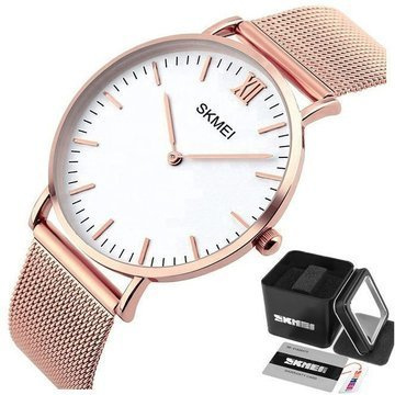 Zegarek SKMEI 1181 bransoleta MESH rose gold