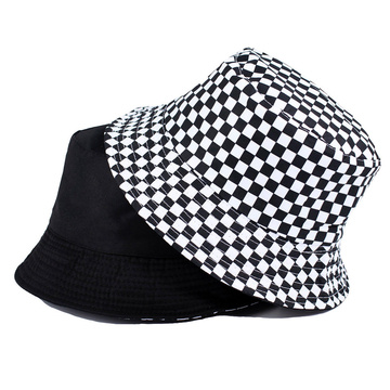 BUCKET HAT czapka dwustronna KAPELUSZ kratka