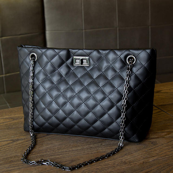 Alessio TOREBKA Damska PIKOWANA TORBA KLASYCZNA Shopper QUILTED