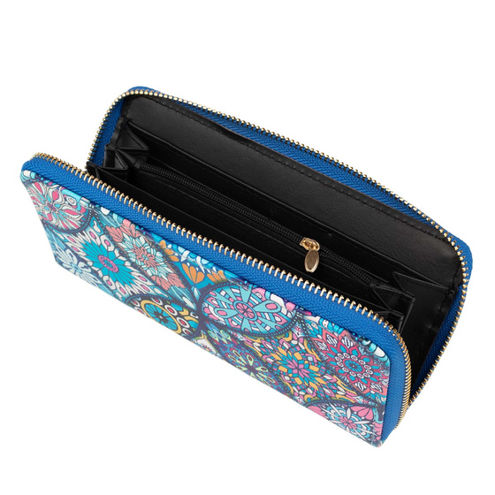 PORTFEL DAMSKI Alessio PORTMONETKA Miękki Styl Ludowy FOLK