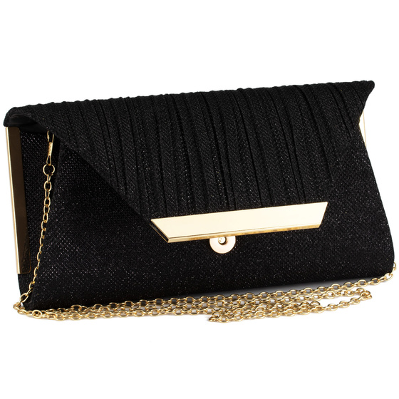Torebka KOPERTÓWKA wizytowa ŁAŃCUSZEK wieczorowa elegancka damska