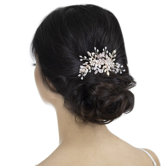 OZDOBA DO WŁOSÓW rose gold ŚLUBNA grzebyk ŚLUB