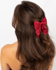 SPINKA DO WŁOSÓW kokardka do włosów elegancka modna klasyczna na klamerce