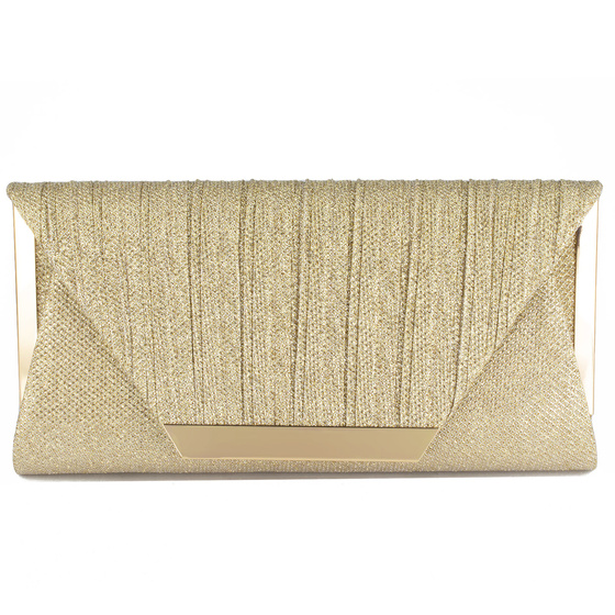 Torebka wieczorowa KOPERTÓWKA damska wizytowa ŁAŃCUSZEK elegancka