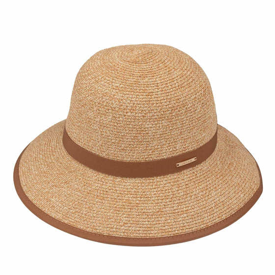 KAPELUSZ DAMSKI Alessio słomkowy boho lato plaża słomiany KOKARDA