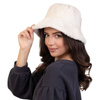 ZIMOWY bucket hat KAPELUSZ na zimę ciepły PLUSZOWY czapka na zimę