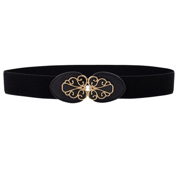 Pasek DAMSKI elastyczny PAS gumowy SZEROKI klamra