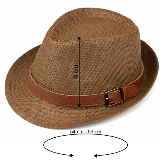 KAPELUSZ Alessio MĘSKI damski PLECIONY lato HAWANA letni PANAMA