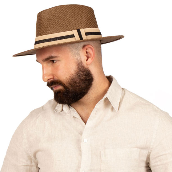 KAPELUSZ Alessio DAMSKI MĘSKI PLECIONY lato HAWANA letni PANAMA