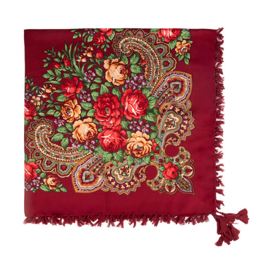 CHUSTA Ludowa Alessio GÓRALSKA Folk KWIATY DUŻA